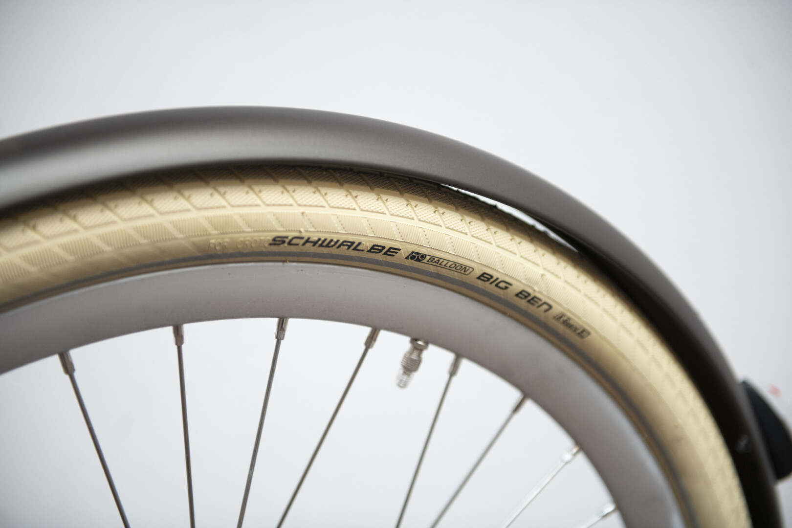 Close-up-bandenspanning